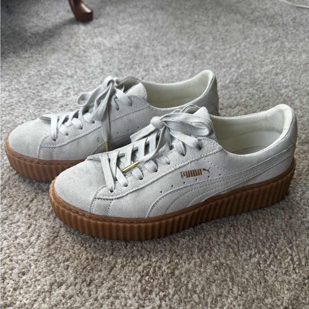 PUMA x FENTY by Rihanna Creeper Sneakers - grey suede